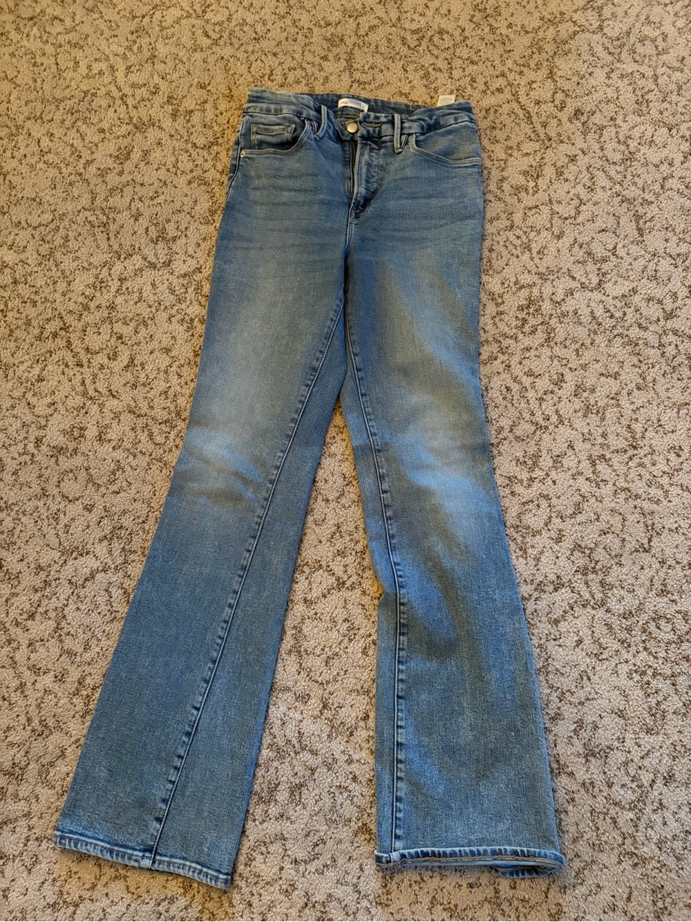 Good American Blue Bootcut Jeans